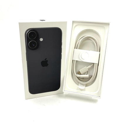 【全額返金保証】【最速発送】Apple iPhone iPhone 16 128GB ブラック SIMフリー 白ロム 美品 動作確認済 100%