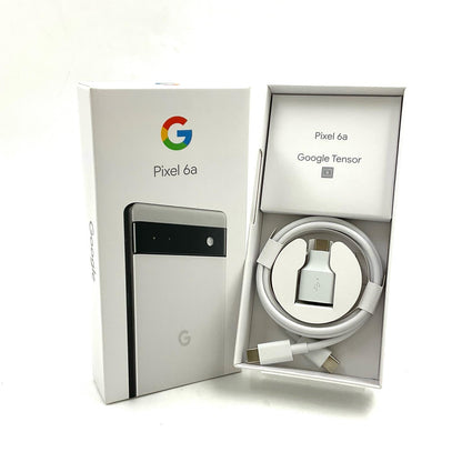 【全額返金保証】【最速発送】Google Pixel 6a 128GB Chalk SIMフリー GB17L 白ロム 動作確認済