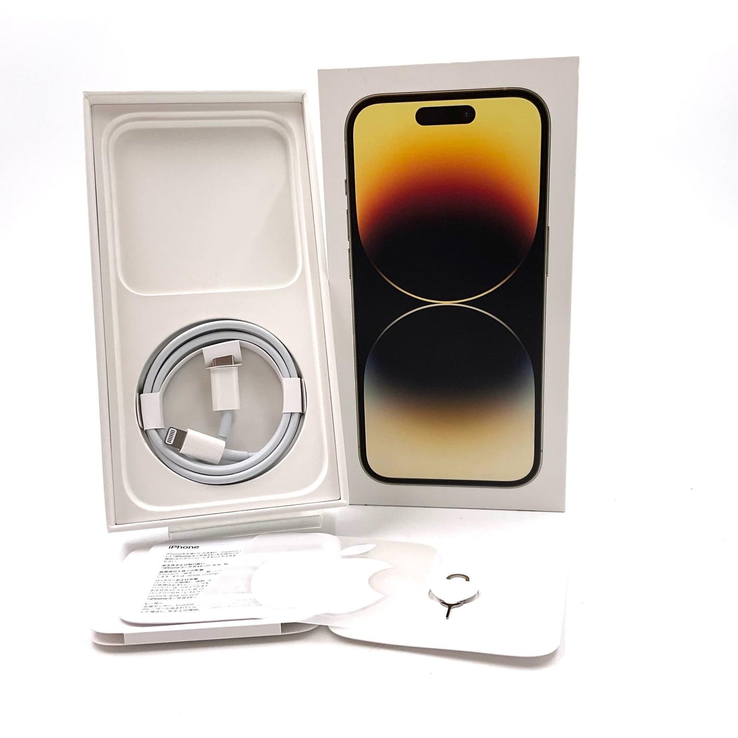 【全額返金保証】【最速発送】Apple iPhone iPhone 14 Pro 256GB ゴールド SIMフリー 白ロム 動作確認済 75%