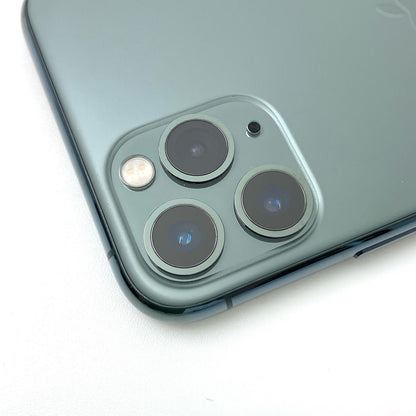 【全額返金保証】【最速発送】Apple iPhone iPhone 11 Pro 64GB ミッドナイトグリーン docomo SIMフリー 白ロム 動作確認済 94%