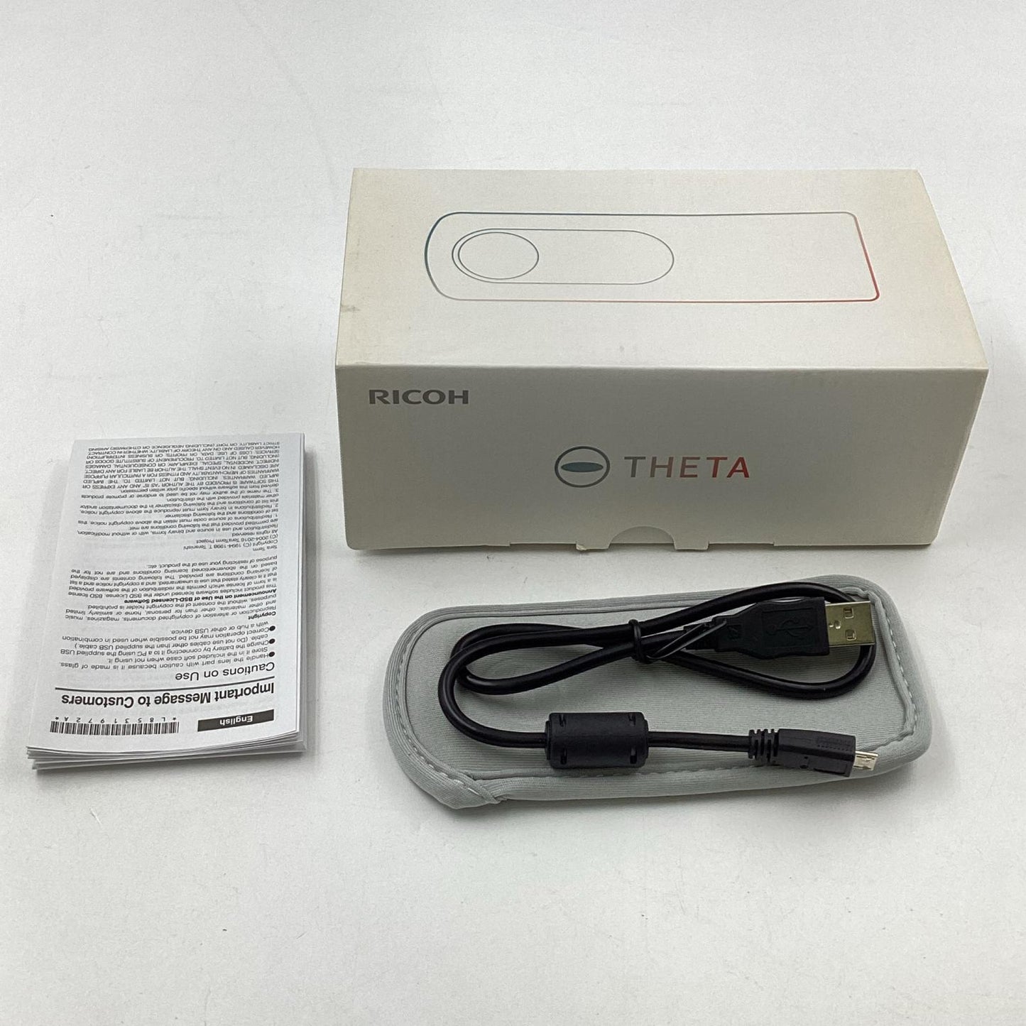 【全額返金保証】【最速発送】RICOH THETA SC [ホワイト] 美品 動作確認済