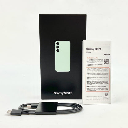 【全額返金保証】【最速発送】SAMSUNG Galaxy S23　FE 256GB ミント au SIMフリー SCG24 白ロム 超美品 動作確認済