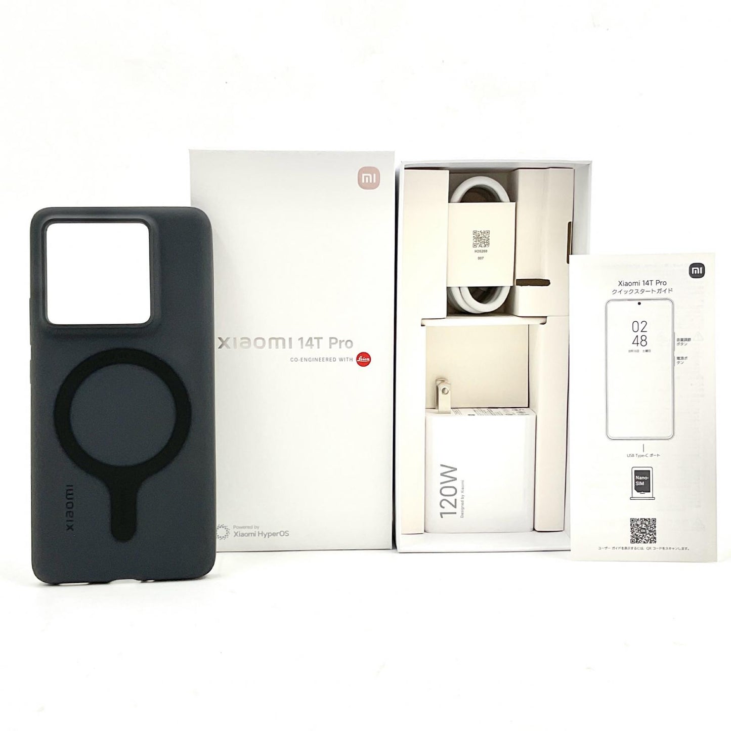 【全額返金保証】【最速発送】Xiaomi 14T Pro 256GB チタンブラック SIMフリー 2407FPN8ER 白ロム 美品 動作確認済