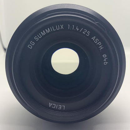 【全額返金保証】【最速発送】Panasonic LEICA DG SUMMILUX 25mm F1.4 ASPH. H-X025 超美品 動作確認済