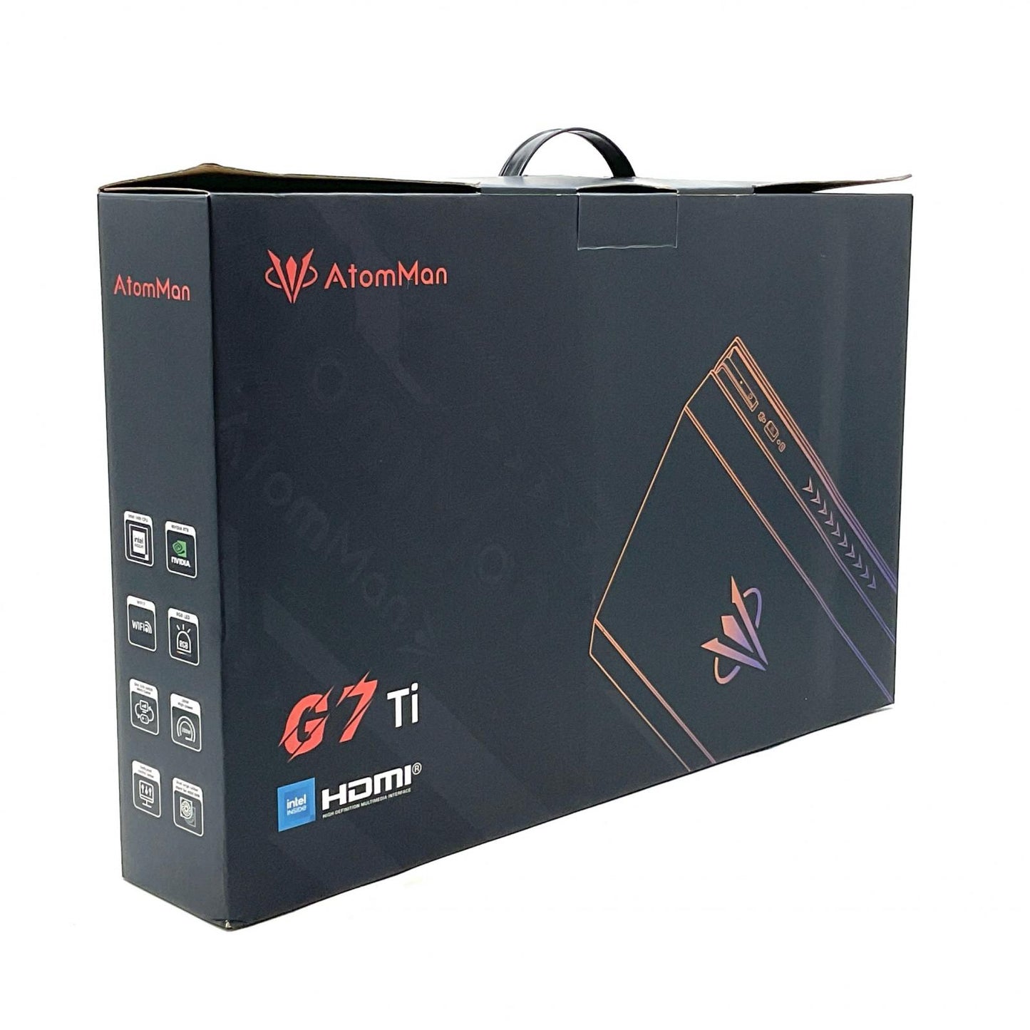 【全額返金保証】【最速発送】AtomMan AtomMan G Series G7 Ti 4070 Intel i9-14900HX 32GB SSD 1TB NVIDIA GeForce 4070 美品 動作確認済