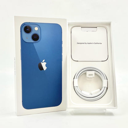 【全額返金保証】【最速発送】Apple iPhone iPhone 13 128GB ブルー SIMフリー 白ロム 動作確認済 71%