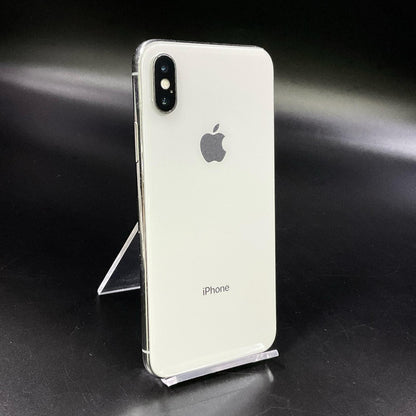 【全額返金保証】【最速発送】Apple iPhone iPhone X 64GB シルバー docomo 白ロム 動作確認済 98.3%