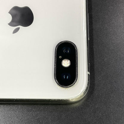 【全額返金保証】【最速発送】Apple iPhone iPhone X 64GB シルバー docomo 白ロム 動作確認済 98.3%