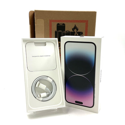 【全額返金保証】【最速発送】Apple iPhone iPhone 14 Pro Max 256GB ディープパープル SIMフリー 白ロム 美品 動作確認済 89%