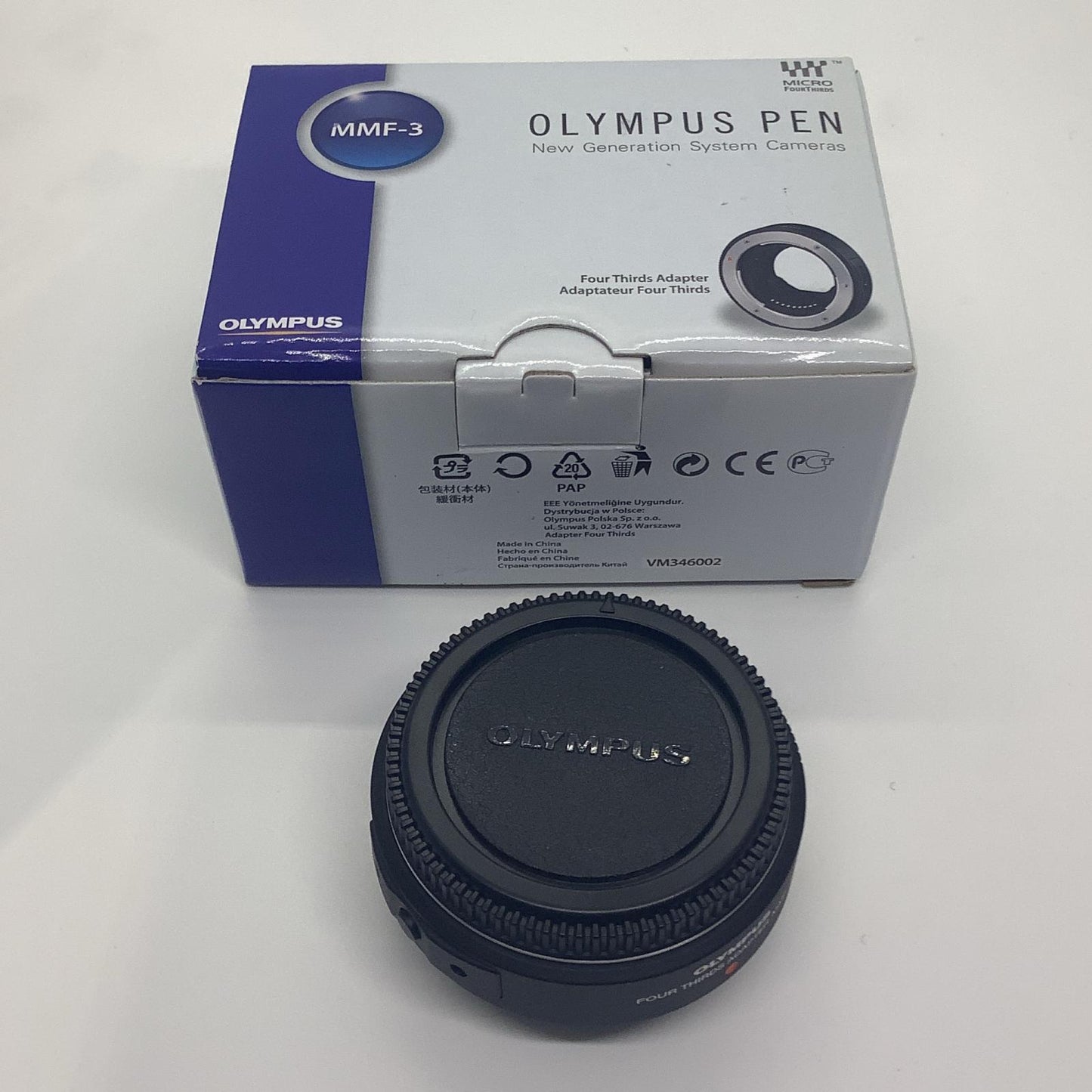 【全額返金保証】【最速発送】OLYMPUS フォーサーズアダプタ MMF-3 超美品 動作確認済
