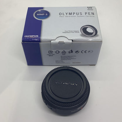 【全額返金保証】【最速発送】OLYMPUS フォーサーズアダプタ MMF-3 超美品 動作確認済