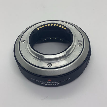 【全額返金保証】【最速発送】OLYMPUS フォーサーズアダプタ MMF-3 超美品 動作確認済