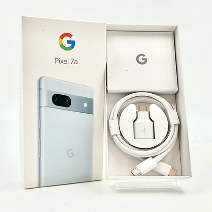 【全額返金保証】【最速発送】Google Pixel 7a 128GB Sea docomo G82U8 白ロム 美品 動作確認済