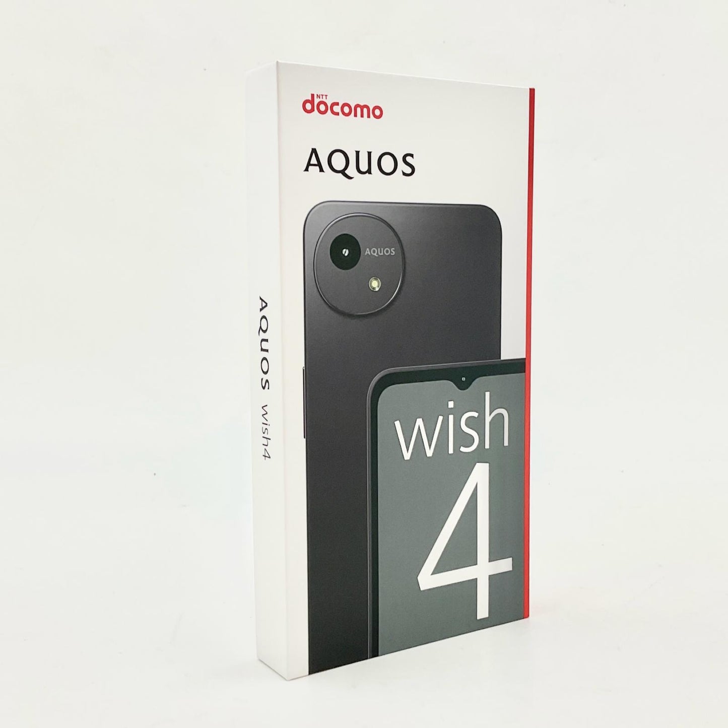 【全額返金保証】【最速発送】SHARP AQUOS wish4 ブラック docomo SH-52E 白ロム 新品未開封 即納OK