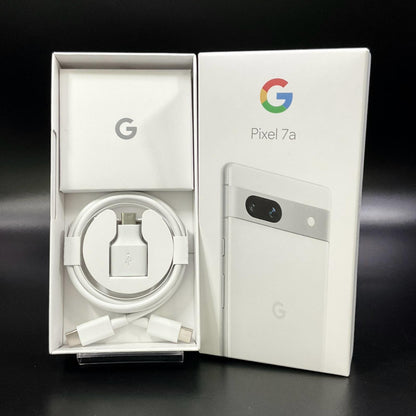 【全額返金保証】【最速発送】Google Pixel 7a 128GB Snow SIMフリー G82U8 超美品 動作確認済