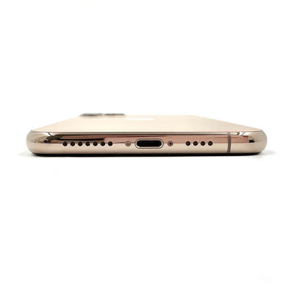 【全額返金保証】【最速発送】Apple iPhone iPhone 11 Pro Max 64GB ゴールド au 白ロム 動作確認済 84%