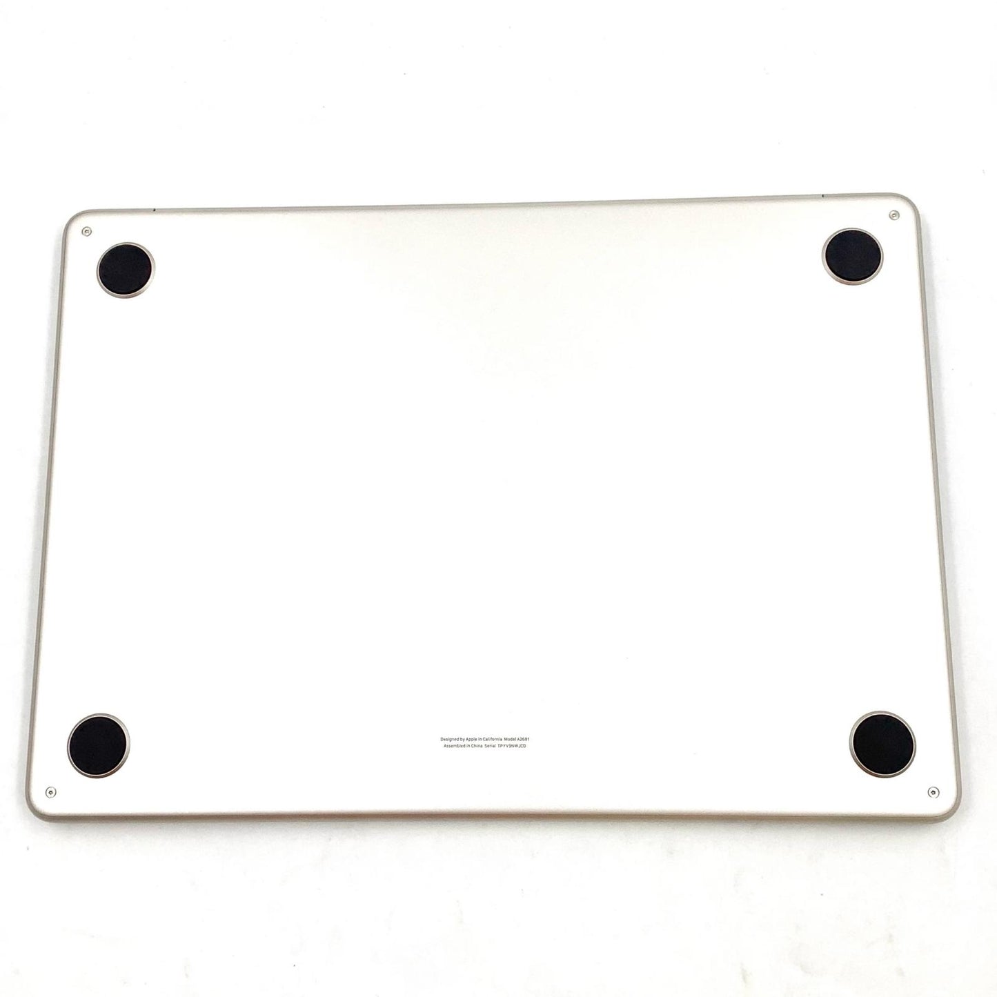【全額返金保証】【最速発送】Apple MacBook Air 13.6インチ 2022 Apple M2 16GB SSD 512GB スターライト 85% 動作確認済