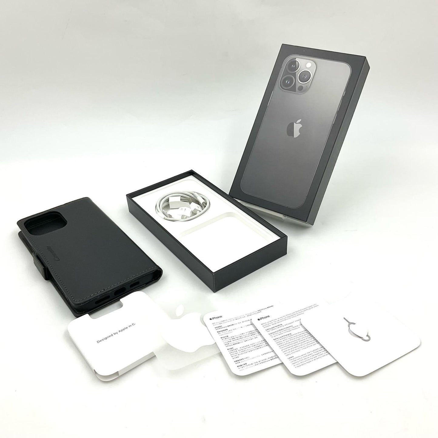【全額返金保証】【最速発送】Apple iPhone iPhone 13 Pro Max 128GB グラファイト SIMフリー 白ロム 美品 動作確認済 91%
