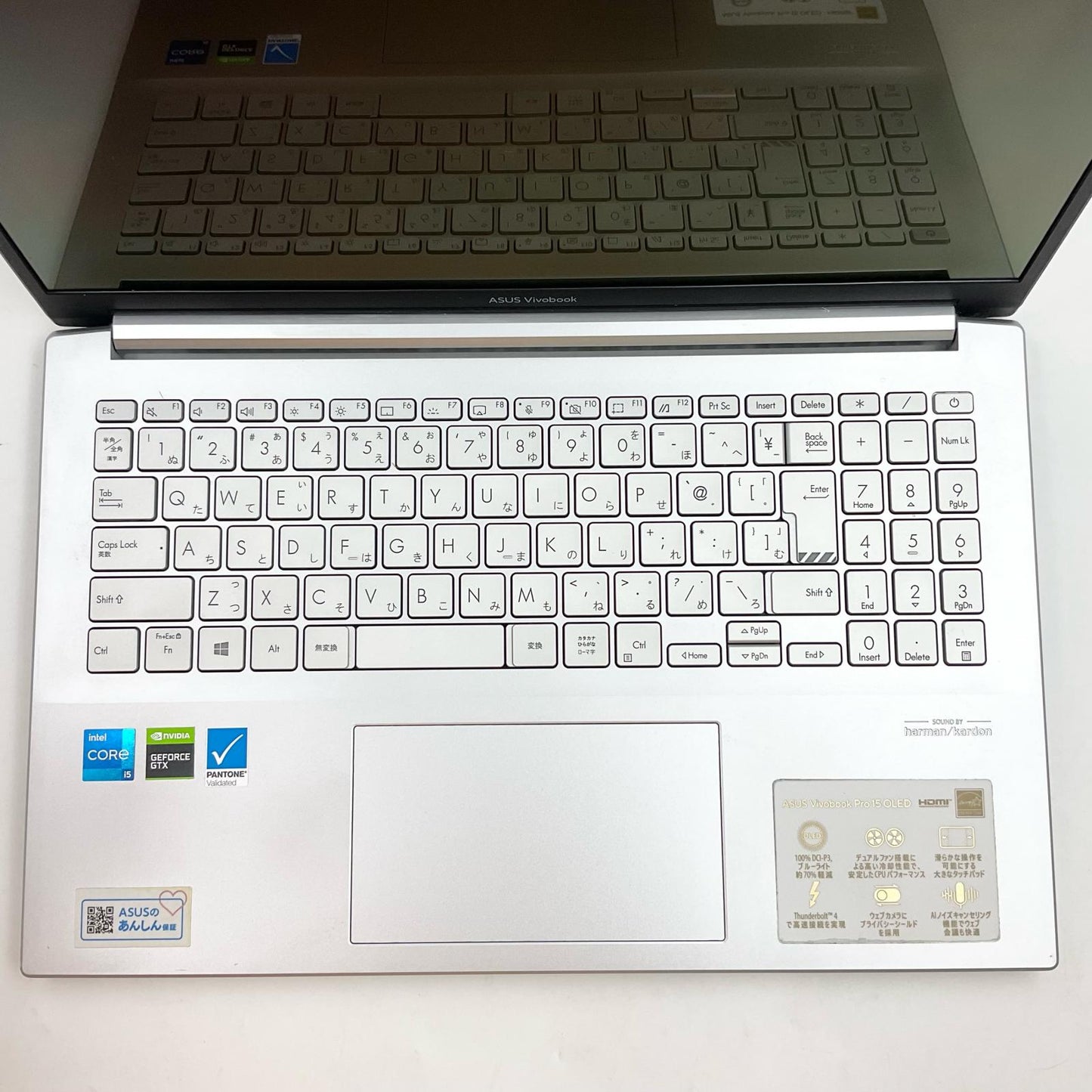 【全額返金保証】【最速発送】ASUS Vivobook Pro K3500P Intel Core i5 11300H 3.10GHz 8GB M.2 SSD 512GB GeForce GTX 1650 with Max-Q Design 87.7% 動作確認済