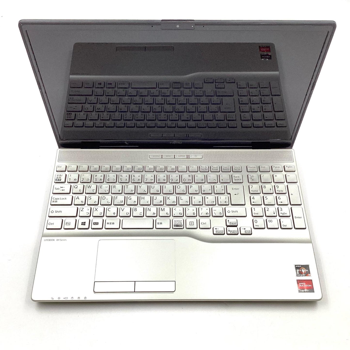 【全額返金保証】【最速発送】FUJITSU LIFEBOOK AH Series FMVA43F3GC AMD Ryzen 3 5300U with Radeon Graphics 8GB M.2 SSD 256GB HDD 2TB 80.9% 動作確認済
