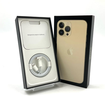 【全額返金保証】【最速発送】Apple iPhone iPhone 13 Pro Max 256GB ゴールド Softbank 白ロム 動作確認済 82%