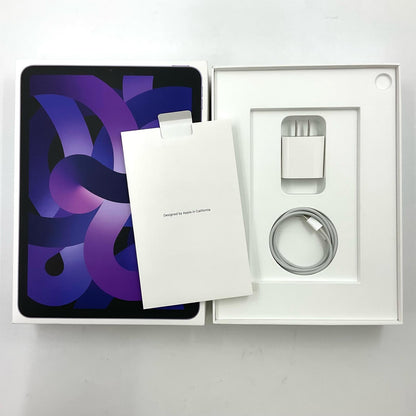 【全額返金保証】【最速発送】Apple iPad Air 10.9インチ 第5世代 256GB パープル Wi-Fi 動作確認済
