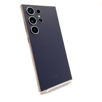 【全額返金保証】【最速発送】SAMSUNG Galaxy S24 Ultra 256GB チタニウムバイオレット docomo SC-52E 白ロム 動作確認済