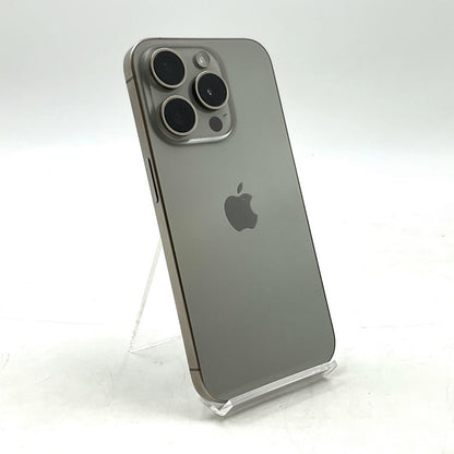 【全額返金保証】【最速発送】Apple iPhone iPhone 15 Pro 128GB ナチュラルチタニウム SIMフリー 白ロム 動作確認済 90%