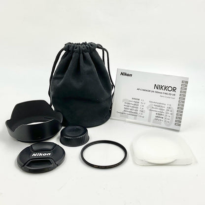 【全額返金保証】【最速発送】Nikon AF-S NIKKOR 24-120mm f/4G ED VR 美品 動作確認済