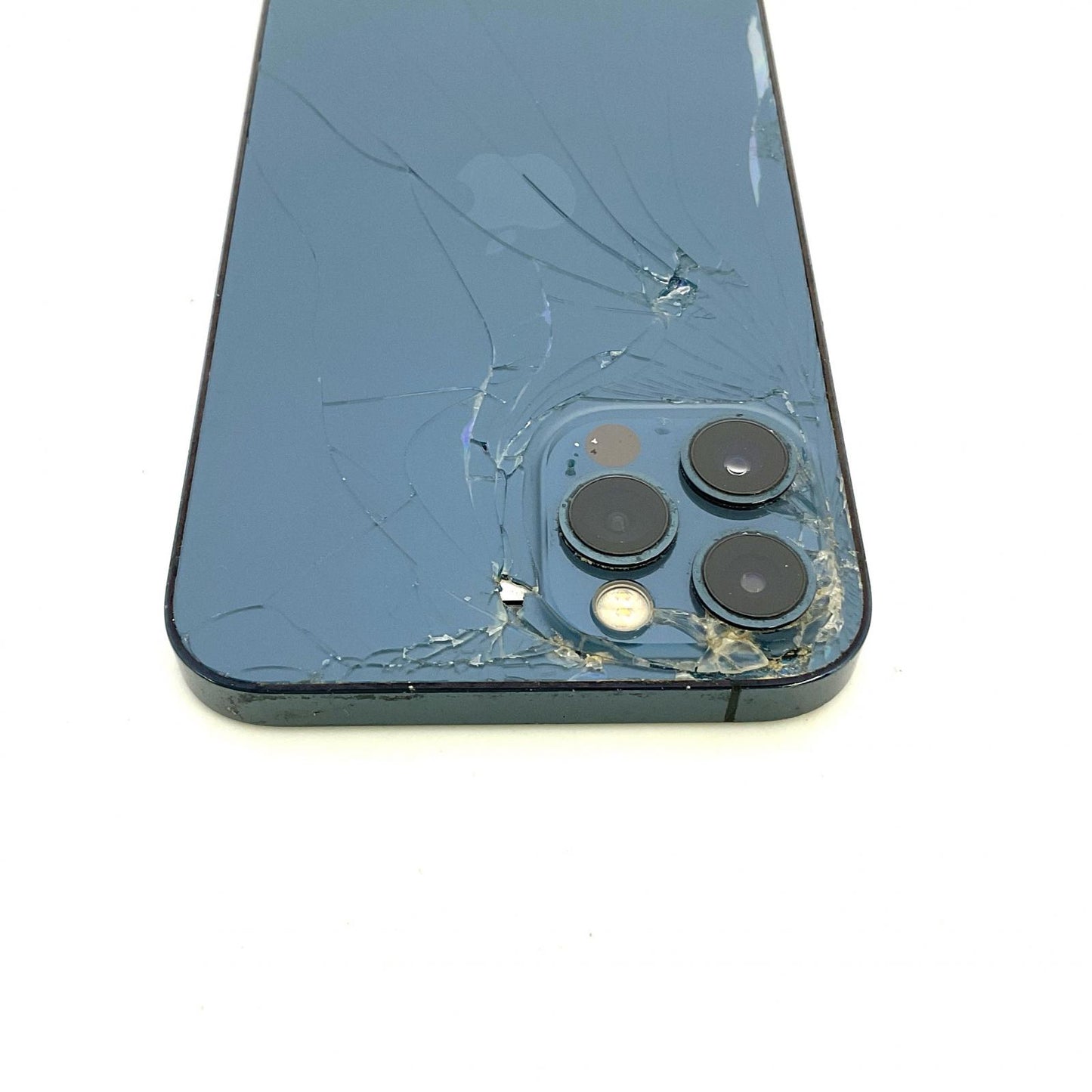 【最速発送】Apple iPhone iPhone Pro 12 Pro 128GB パシフィックブルー au 白ロム【難有】 83%