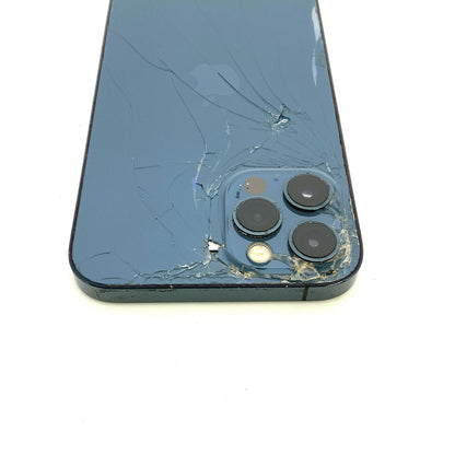 【最速発送】Apple iPhone iPhone Pro 12 Pro 128GB パシフィックブルー au 白ロム【難有】 83%