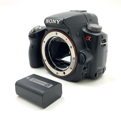 【最速発送】Sony デジタル一眼 α55 SLT-A55V ボディ ブラック【難有】