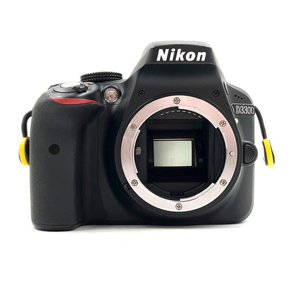 【全額返金保証】【最速発送】Nikon デジタル一眼 D3300 18-55 VRII レンズキット ブラック 動作確認済