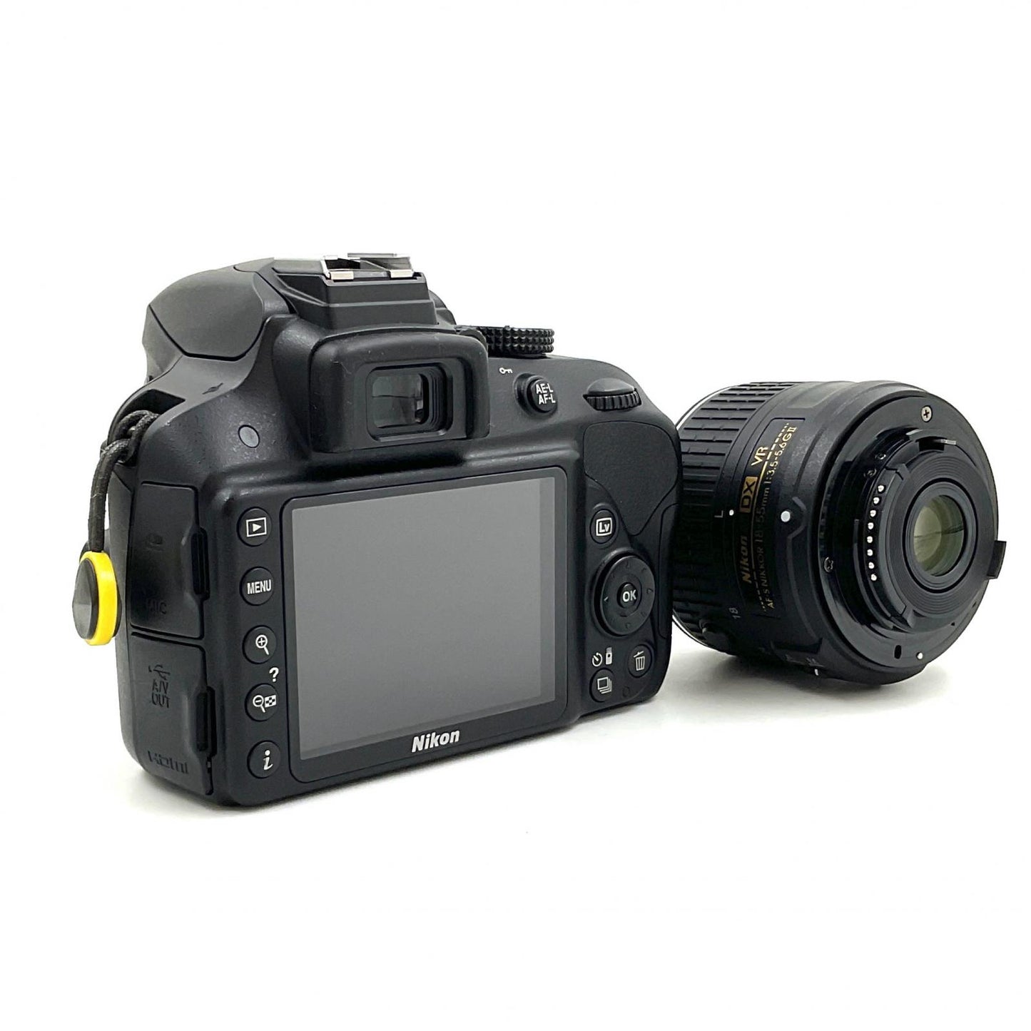 【全額返金保証】【最速発送】Nikon デジタル一眼 D3300 18-55 VRII レンズキット ブラック 動作確認済
