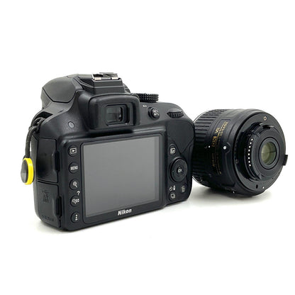 【全額返金保証】【最速発送】Nikon デジタル一眼 D3300 18-55 VRII レンズキット ブラック 動作確認済