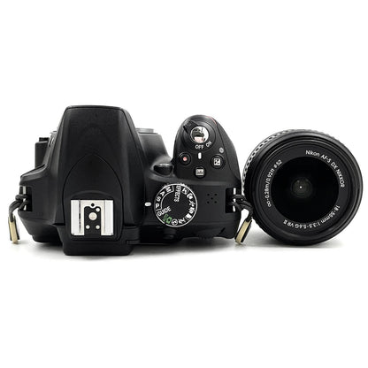 【全額返金保証】【最速発送】Nikon デジタル一眼 D3300 18-55 VRII レンズキット ブラック 動作確認済