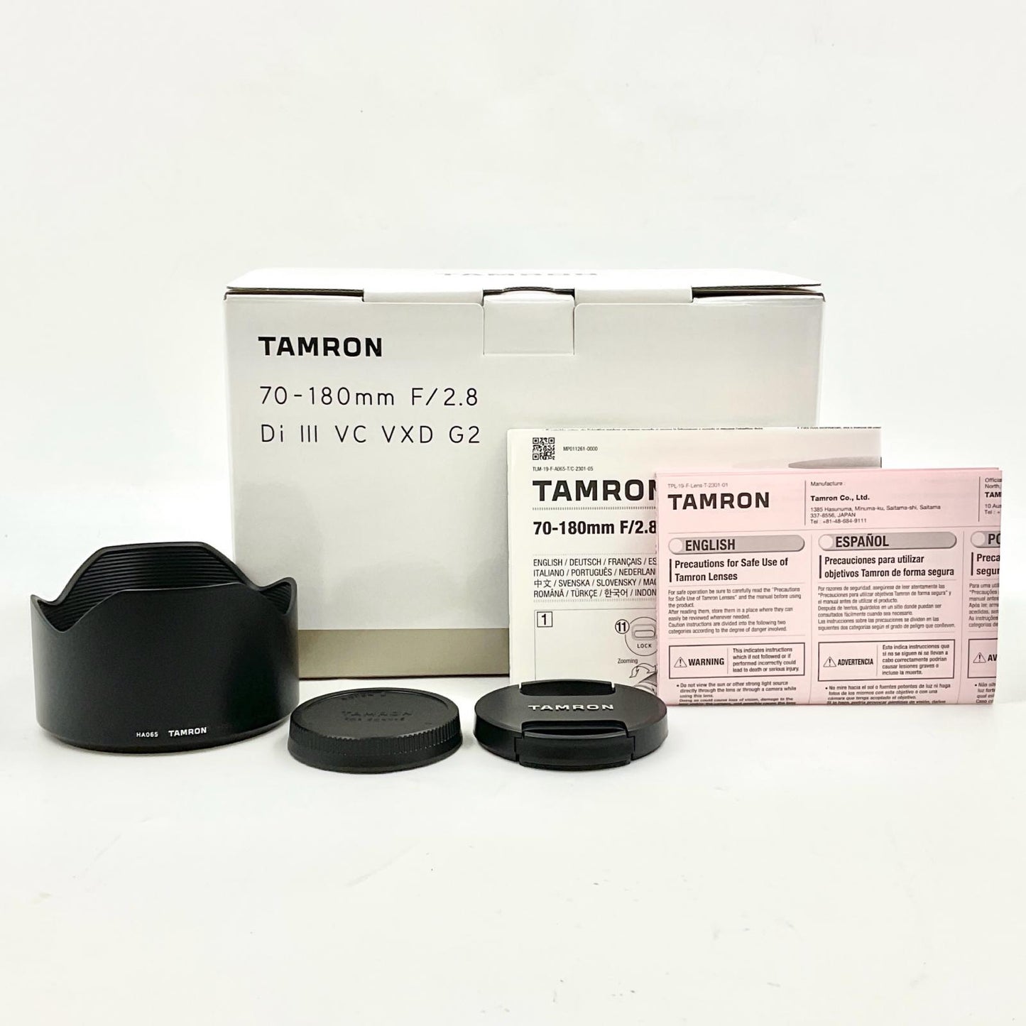 【全額返金保証】【最速発送】TAMRON 70-180mm F/2.8 Di III VC VXD G2 (Model A065) 美品 動作確認済