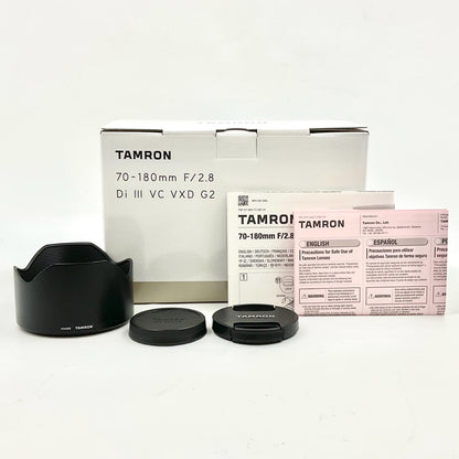【全額返金保証】【最速発送】TAMRON 70-180mm F/2.8 Di III VC VXD G2 (Model A065) 美品 動作確認済