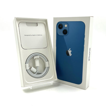 【全額返金保証】【最速発送】Apple iPhone iPhone 13 256GB ブルー 楽天モバイル 白ロム 動作確認済 80%