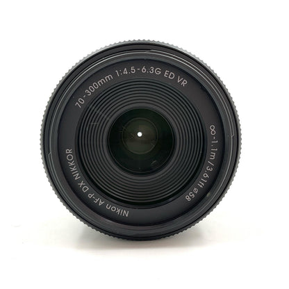 【全額返金保証】【最速発送】Nikon AF-P DX NIKKOR 70-300mm f/4.5-6.3G ED VR 美品 動作確認済