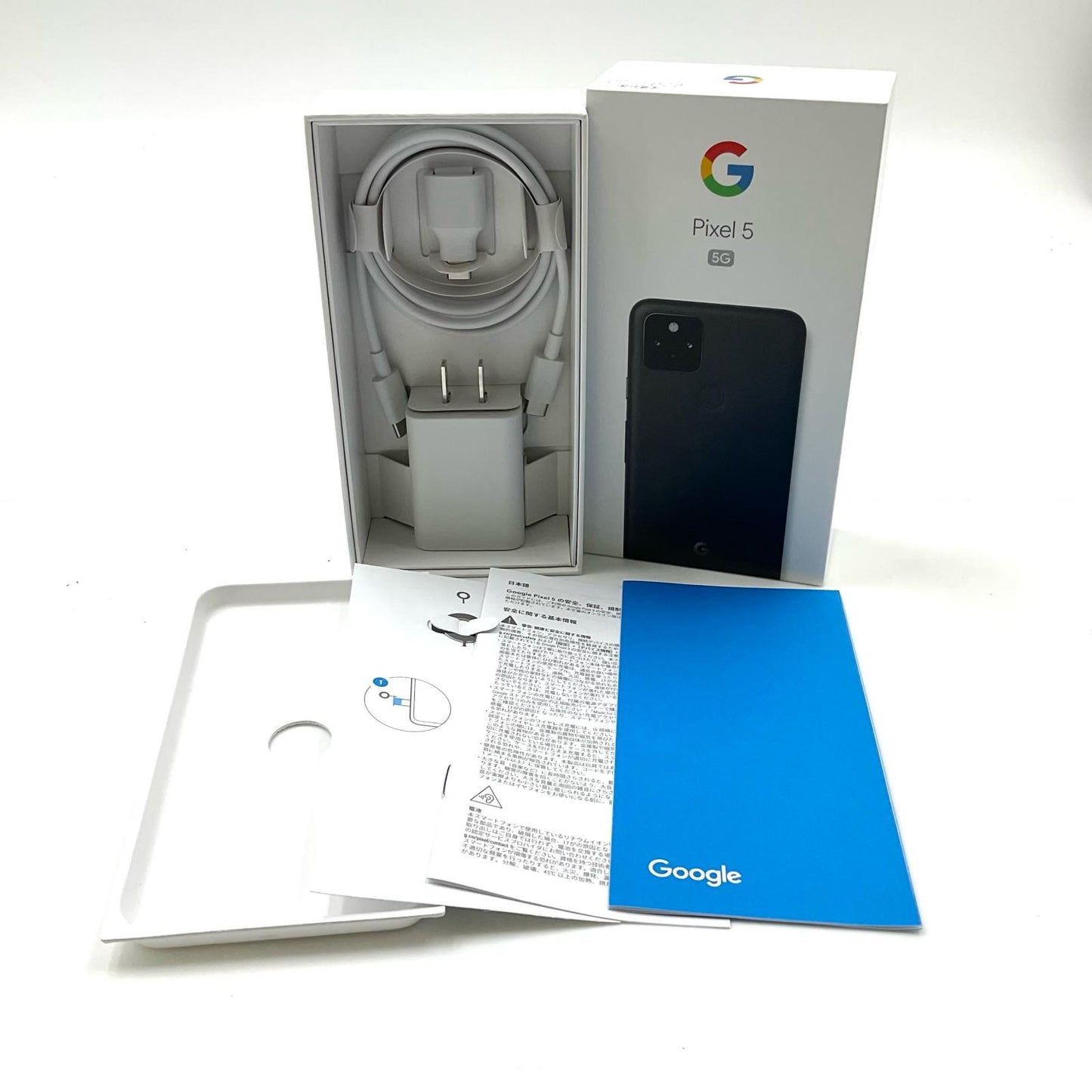 【最速発送】Google Pixel 5　5G 128GB ジャストブラック SIMフリー G5NZ6 白ロム【難有】