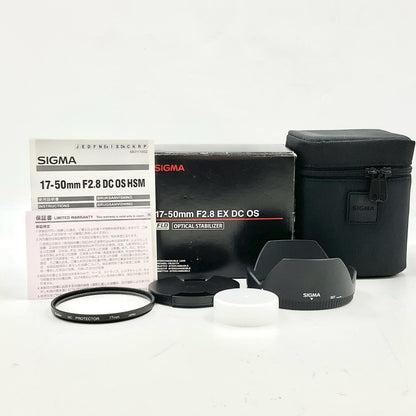 【全額返金保証】【最速発送】SIGMA 17-50mm F2.8 EX DC OS HSM [ニコン用] 美品 動作確認済