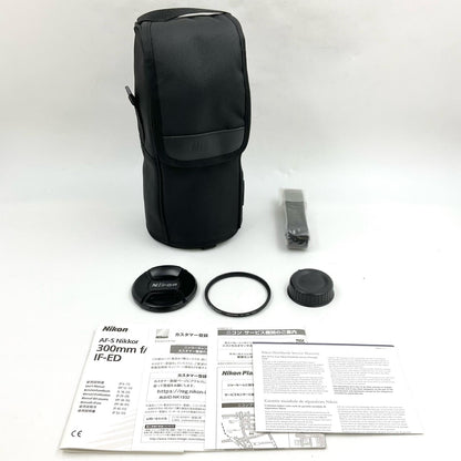 【全額返金保証】【最速発送】Nikon AF-S Nikkor 300mm f/4D IF-ED [ブラック] 美品 動作確認済
