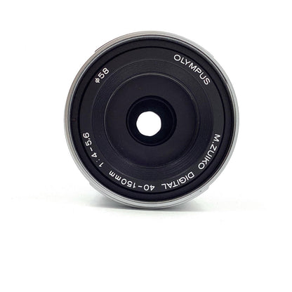 【全額返金保証】【最速発送】OLYMPUS M.ZUIKO DIGITAL ED 40-150mm F4.0-5.6 R [シルバー] 動作確認済