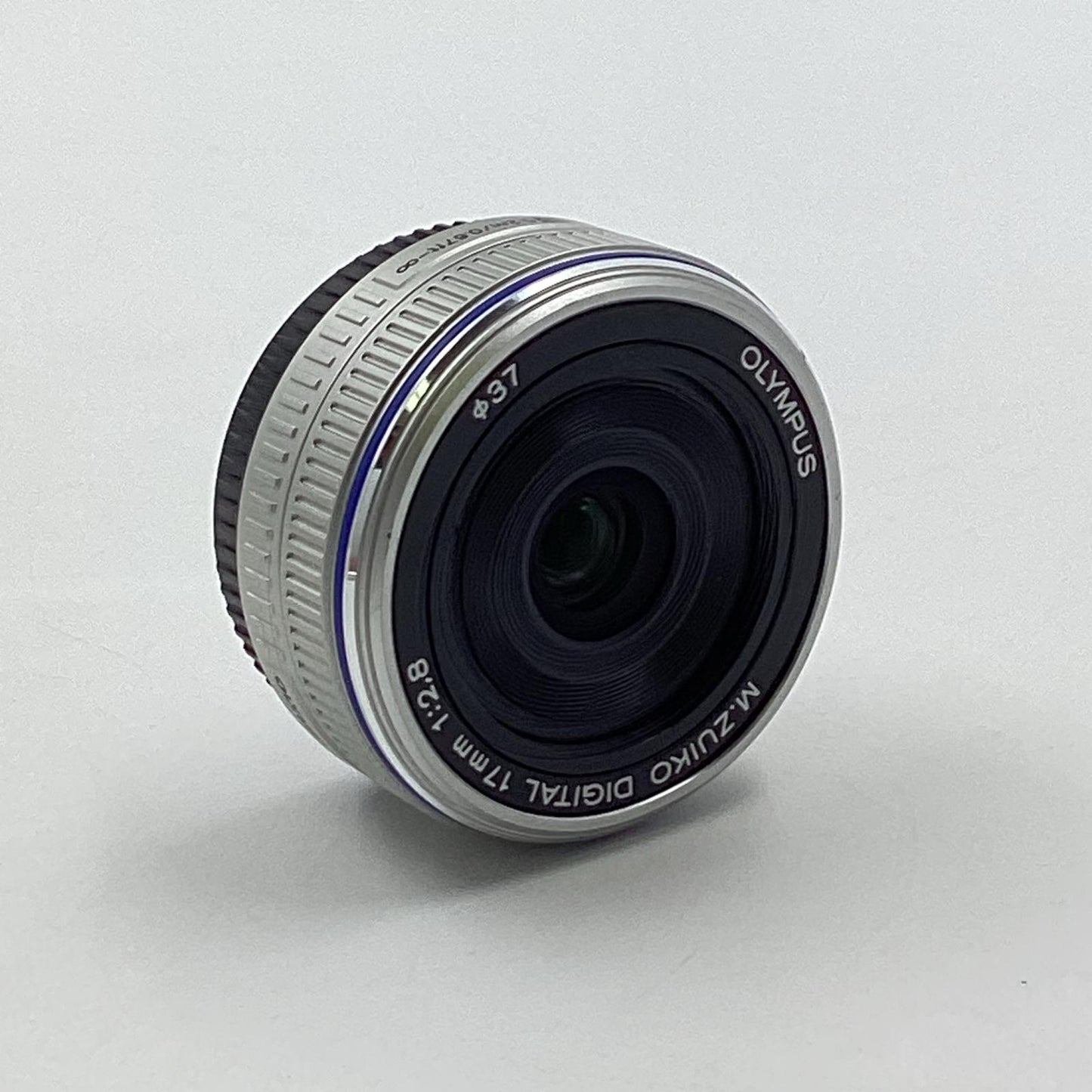 【全額返金保証】【最速発送】OLYMPUS M.ZUIKO DIGITAL 17mm F2.8 シルバー 動作確認済