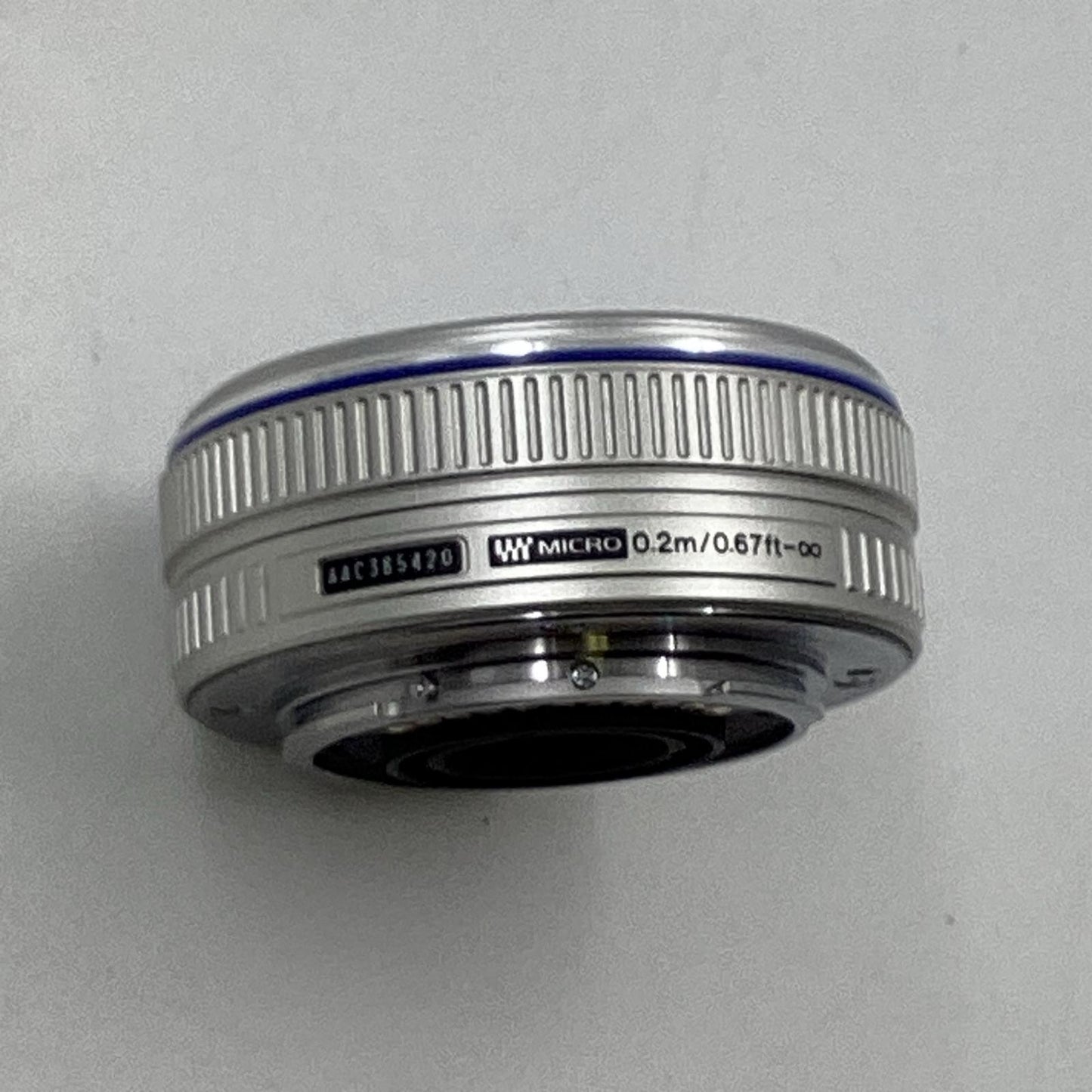 【全額返金保証】【最速発送】OLYMPUS M.ZUIKO DIGITAL 17mm F2.8 シルバー 動作確認済