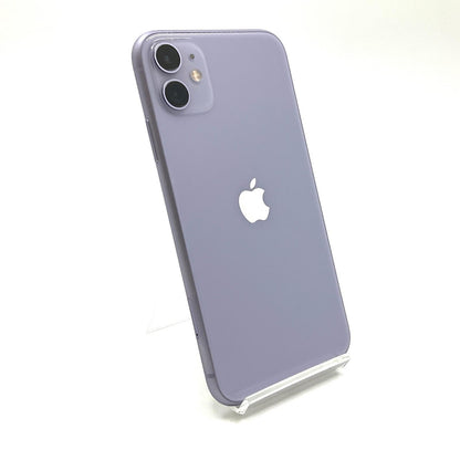 【全額返金保証】【最速発送】Apple iPhone iPhone 11 64GB パープル SIMフリー 白ロム 動作確認済 86%
