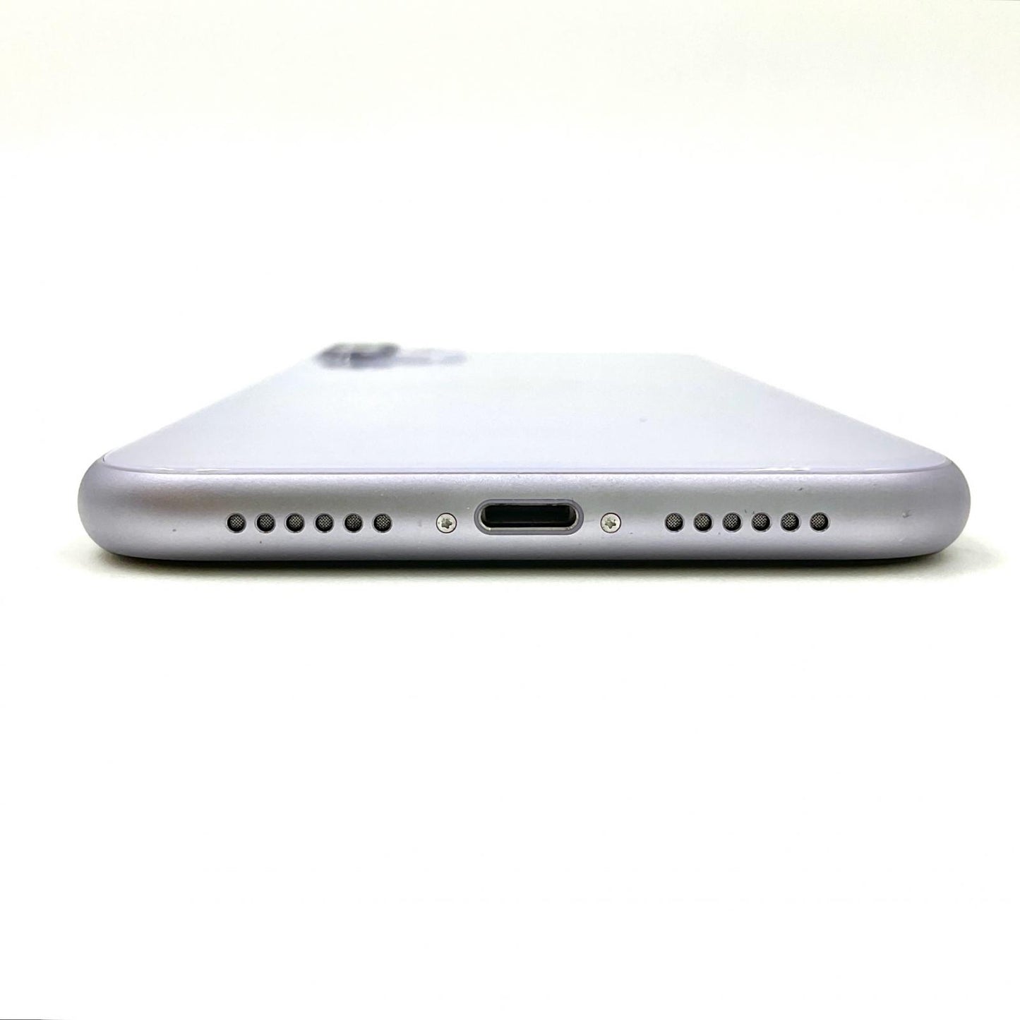 【全額返金保証】【最速発送】Apple iPhone iPhone 11 64GB パープル SIMフリー 白ロム 動作確認済 86%