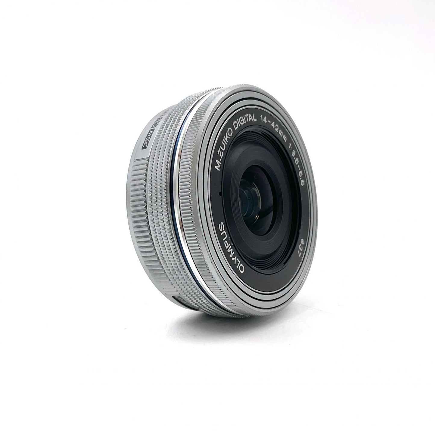 【全額返金保証】【最速発送】OLYMPUS M.ZUIKO DIGITAL ED 14-42mm F3.5-5.6 EZ [シルバー] 動作確認済