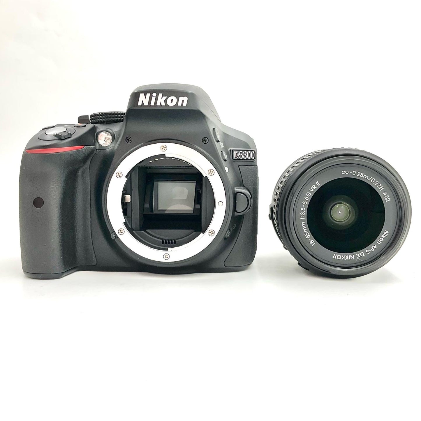 【全額返金保証】【最速発送】Nikon デジタル一眼 D5300 18-55 VR IIレンズキット ブラック 美品 動作確認済